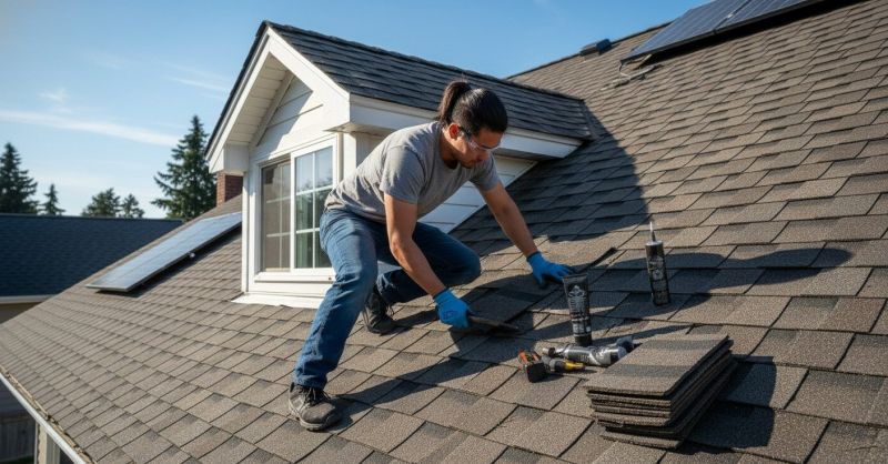 Asphalt Shingles Repair detail